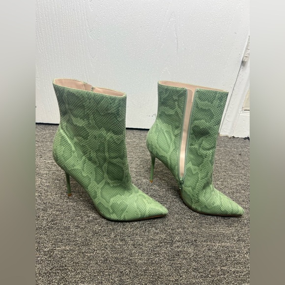 Snake Print Booties - Picture 3 of 3